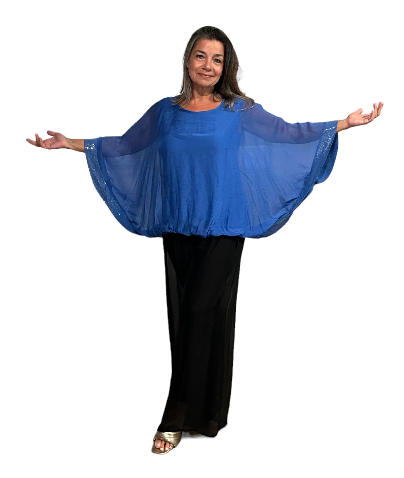 Angela silk blouse