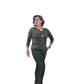 Forest green fine corduroy Italian Magic pants