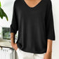Essential 3/4 bat sleeve sweater