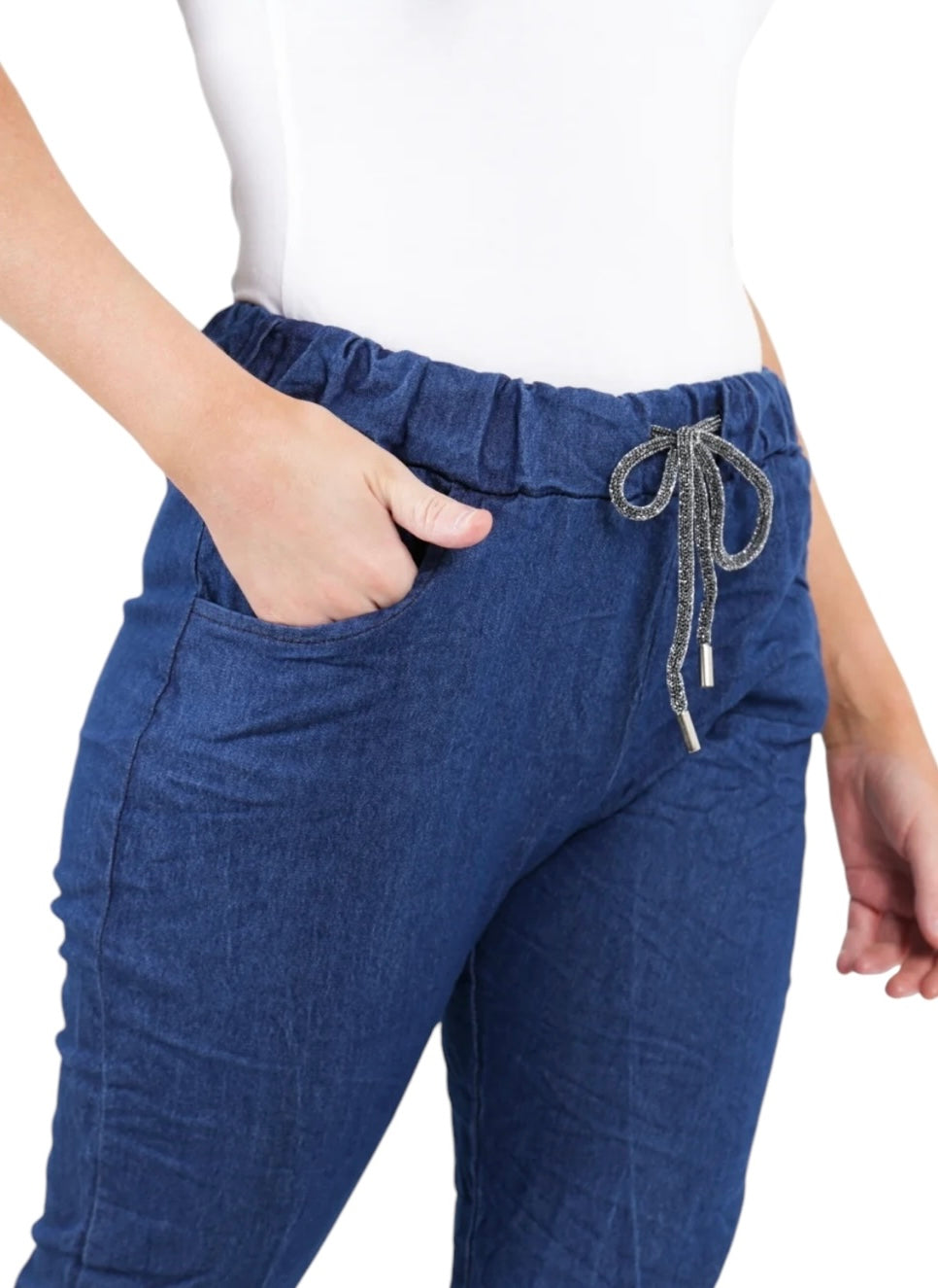 Denim Italian Magic Pants