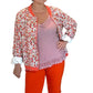 Floral bomber jacket