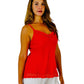 Summer Grace Linen & Lace tank top