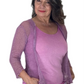 Summer tank top with silver accent