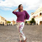 Wild Orchid & Cream Haze Italian Magic Pants