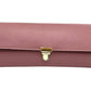 Genuine leather pink Giada bag with a chain strap