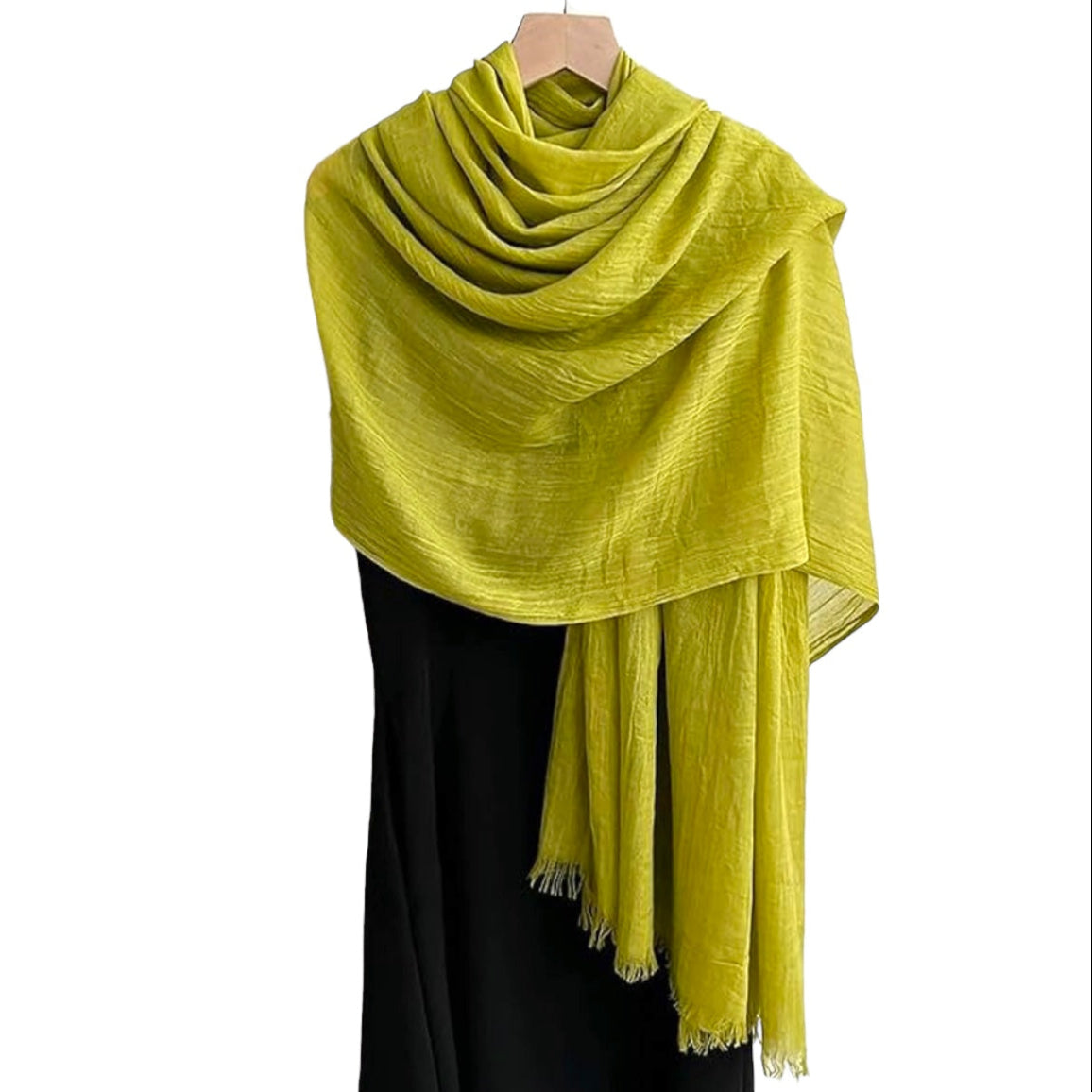 Fringed Cotton Scarf