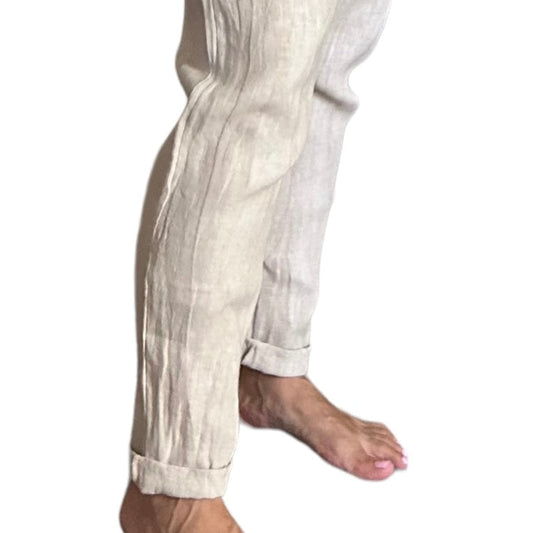 Blooming linen pants