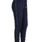 Studs & diamante Italian magic pants