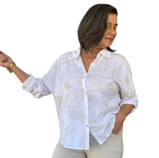 The whispering canvas shirt