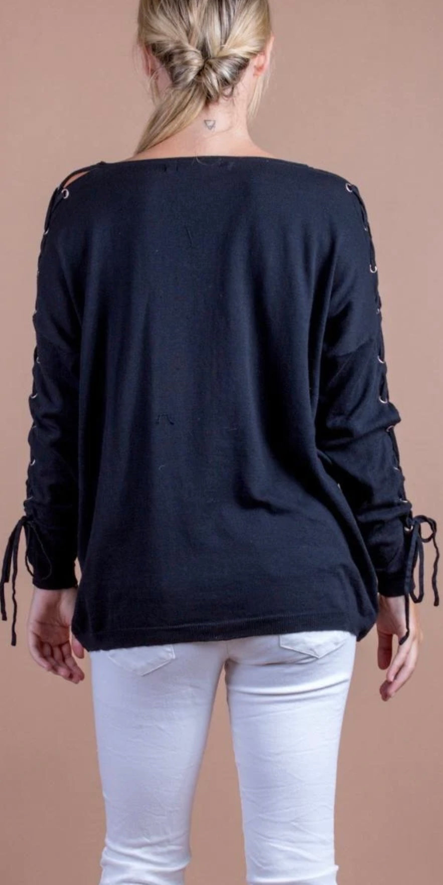 Lacci lace up sweater