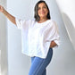 Lucia linen blouse