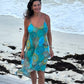 Mandalay print silk dress