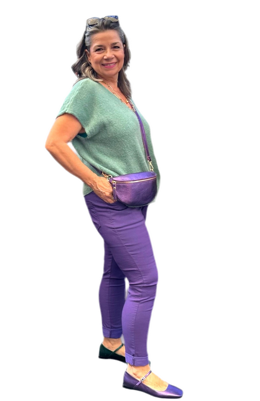 Solid color- Italian magic pants