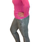 Olive green mineral washed Italian magic pants
