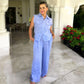 Flowy Wide Leg Linen Pants