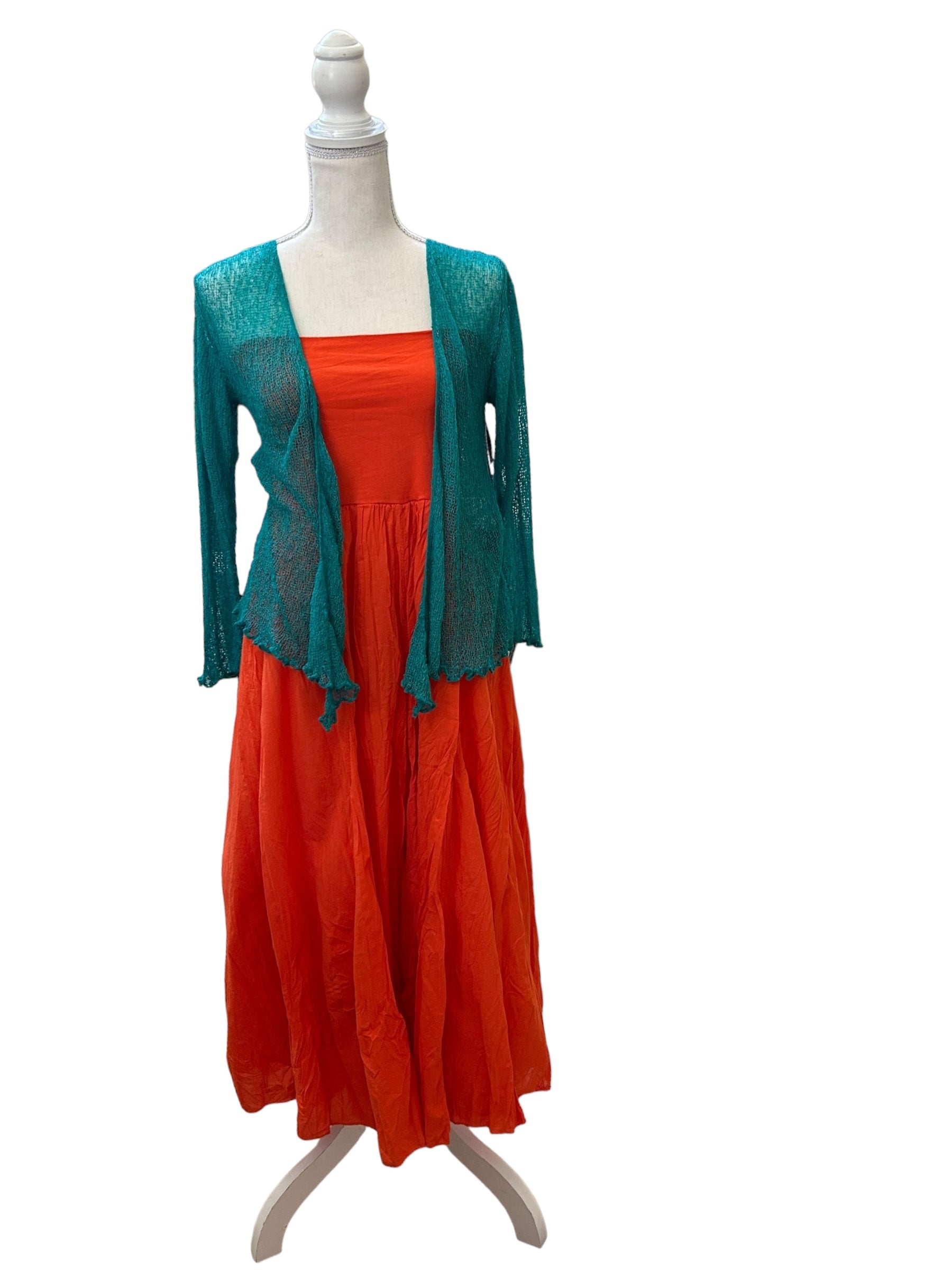 Orange multi way skirt / dress
