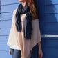 Classic cashmere blend poncho