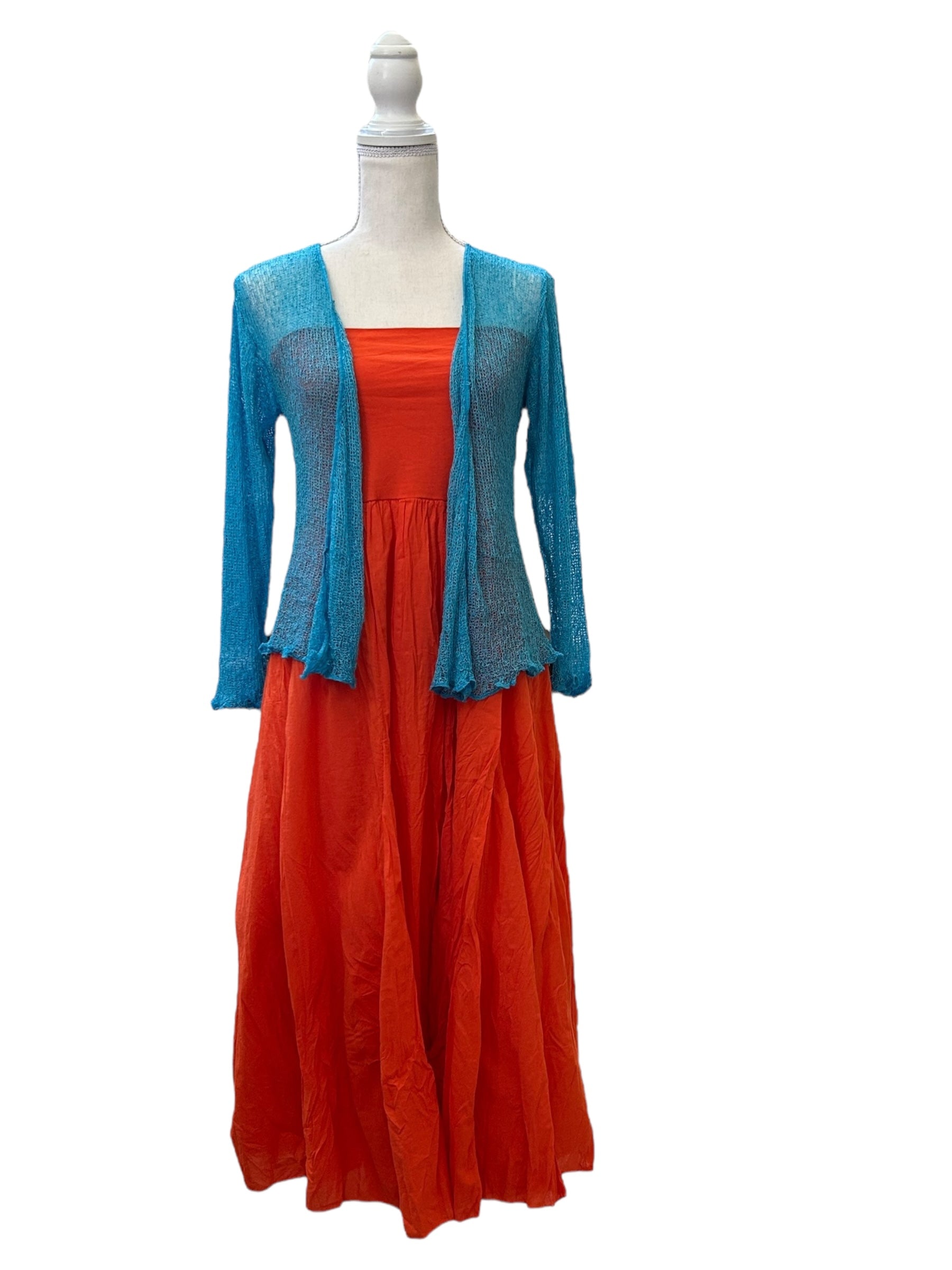 Orange multi way skirt / dress