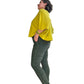 Forest green fine corduroy Italian Magic pants