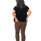 Chic Animal print Italian Magic pants