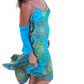 Mandalay print silk dress