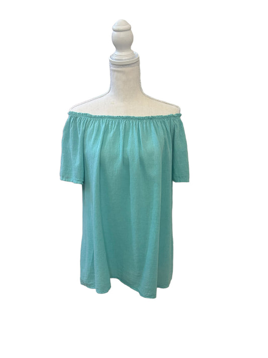 Aqua off the shoulder Carla top
