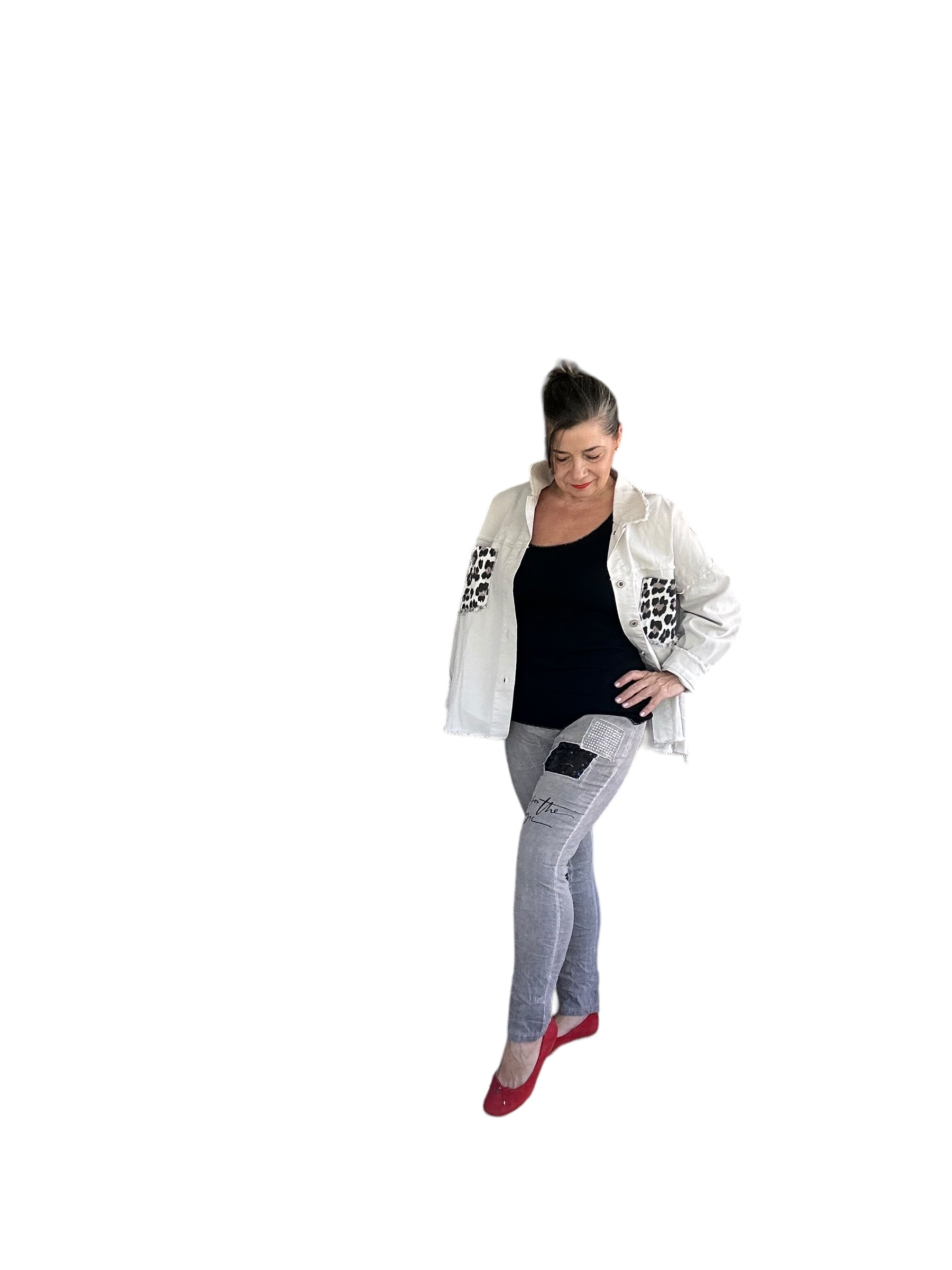 Taupe Italian magic pants