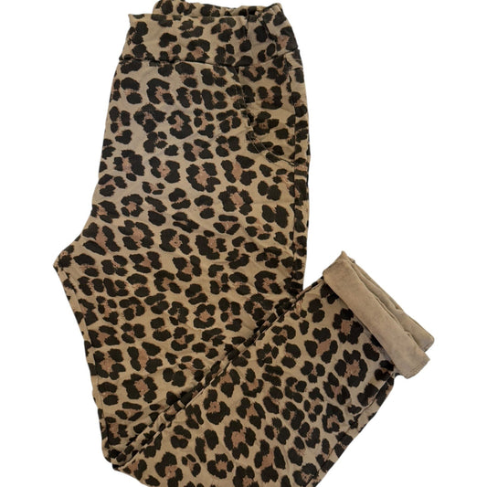 Chic Leopard Print Italian Magic Pants