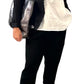 Black summer breeze tapered pants
