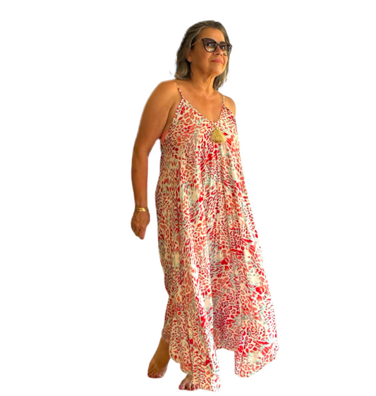 Animal Print Maxi Dress