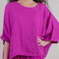 Lucia linen blouse