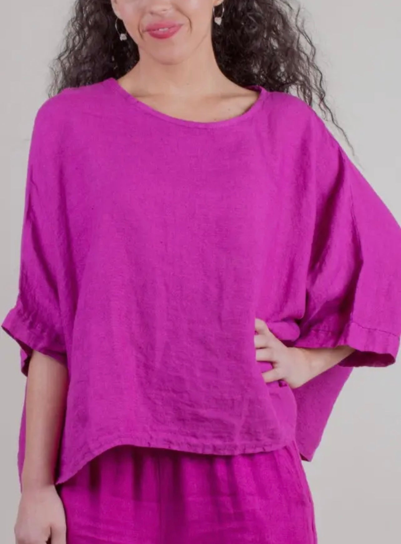 Lucia linen blouse