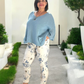 Floral Fantasy Italian Magic Pants