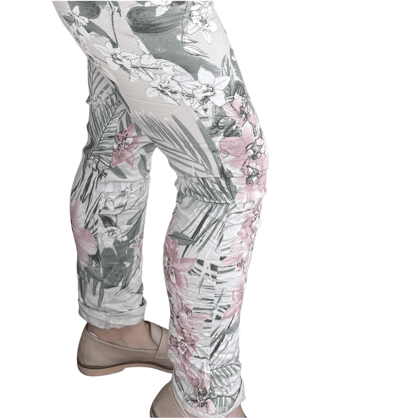 Pastel Palm Italian Magic Pants Pastel Palm Italian Magic Pants