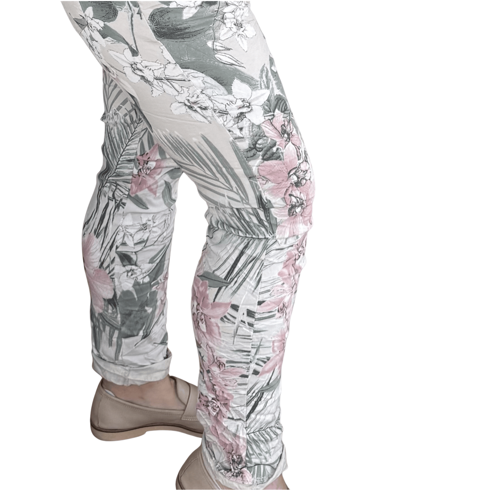 Pastel Palm Italian Magic Pants Pastel Palm Italian Magic Pants