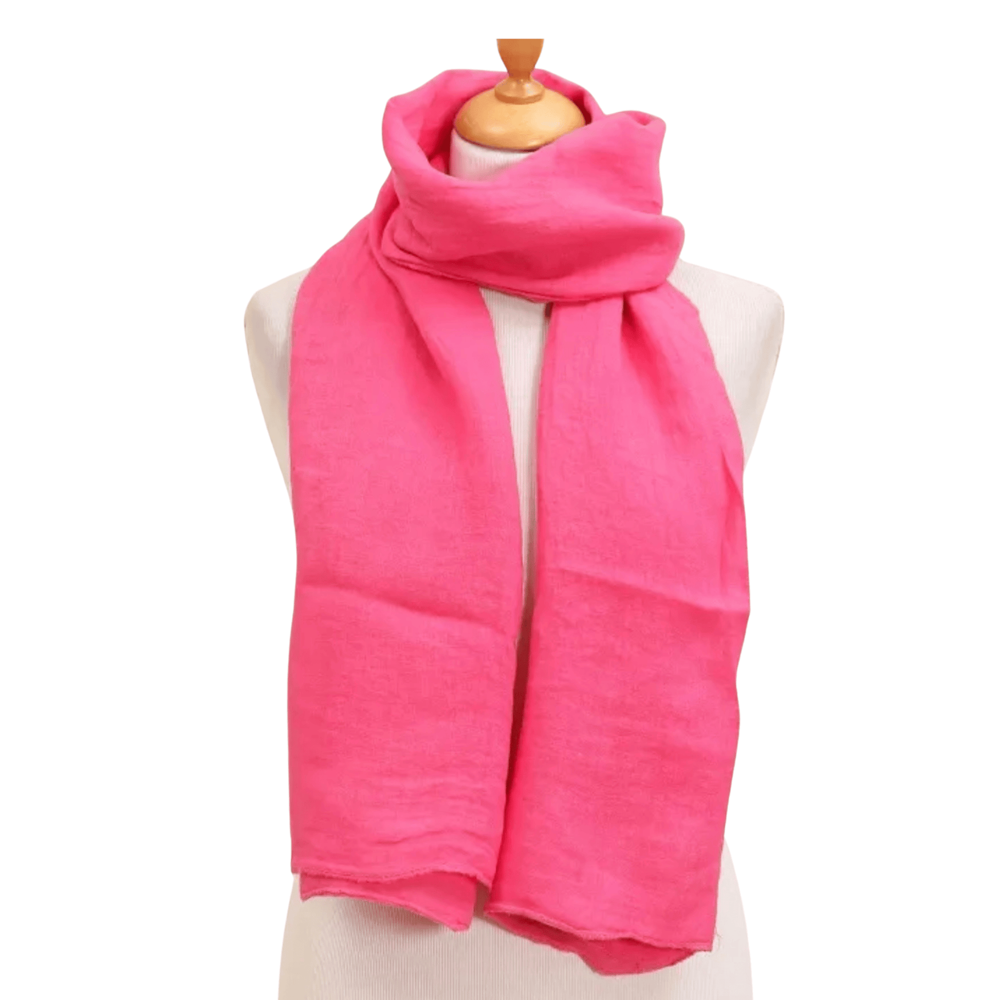 Linen Scarf Sheer Linen Gauze Scarf | 100% European Flax | Vikolino