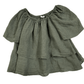 Flowy Off The Shoulder Linen Top Flowy Off The Shoulder Linen Top