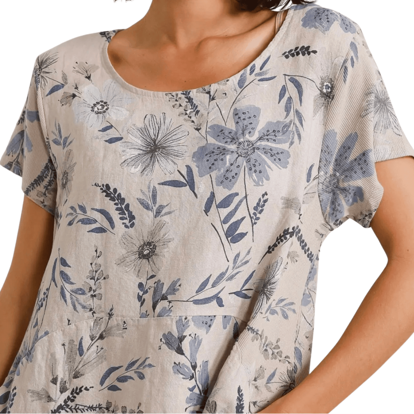Modern Meadow Linen Dress Modern Meadow Linen Dress