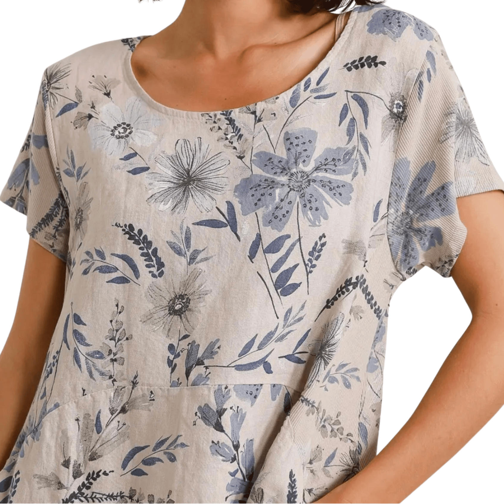 Modern Meadow Linen Dress Modern Meadow Linen Dress