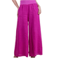 Magenta Wide Leg Linen Pants Magenta Wide Leg Linen Pants