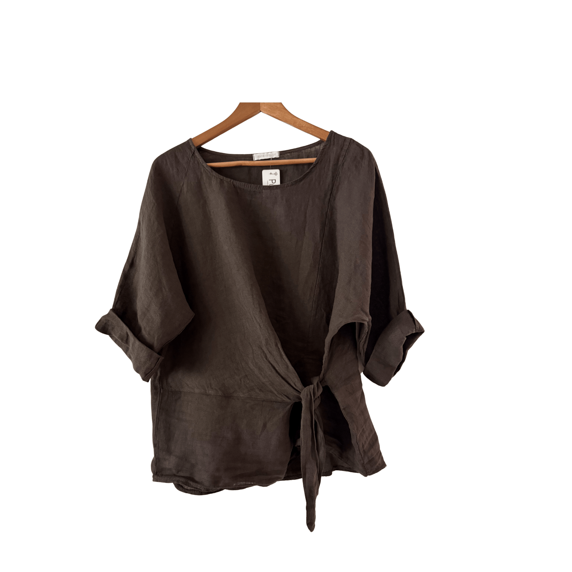 The Serena Linen Tunic Top The Serena Linen Tunic Top