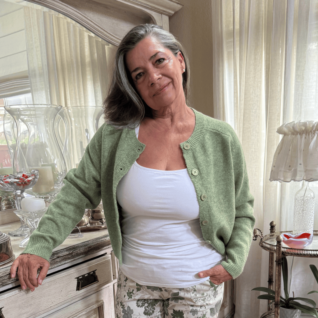 Round Neck Button Cardigan