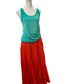 Orange multi way skirt / dress