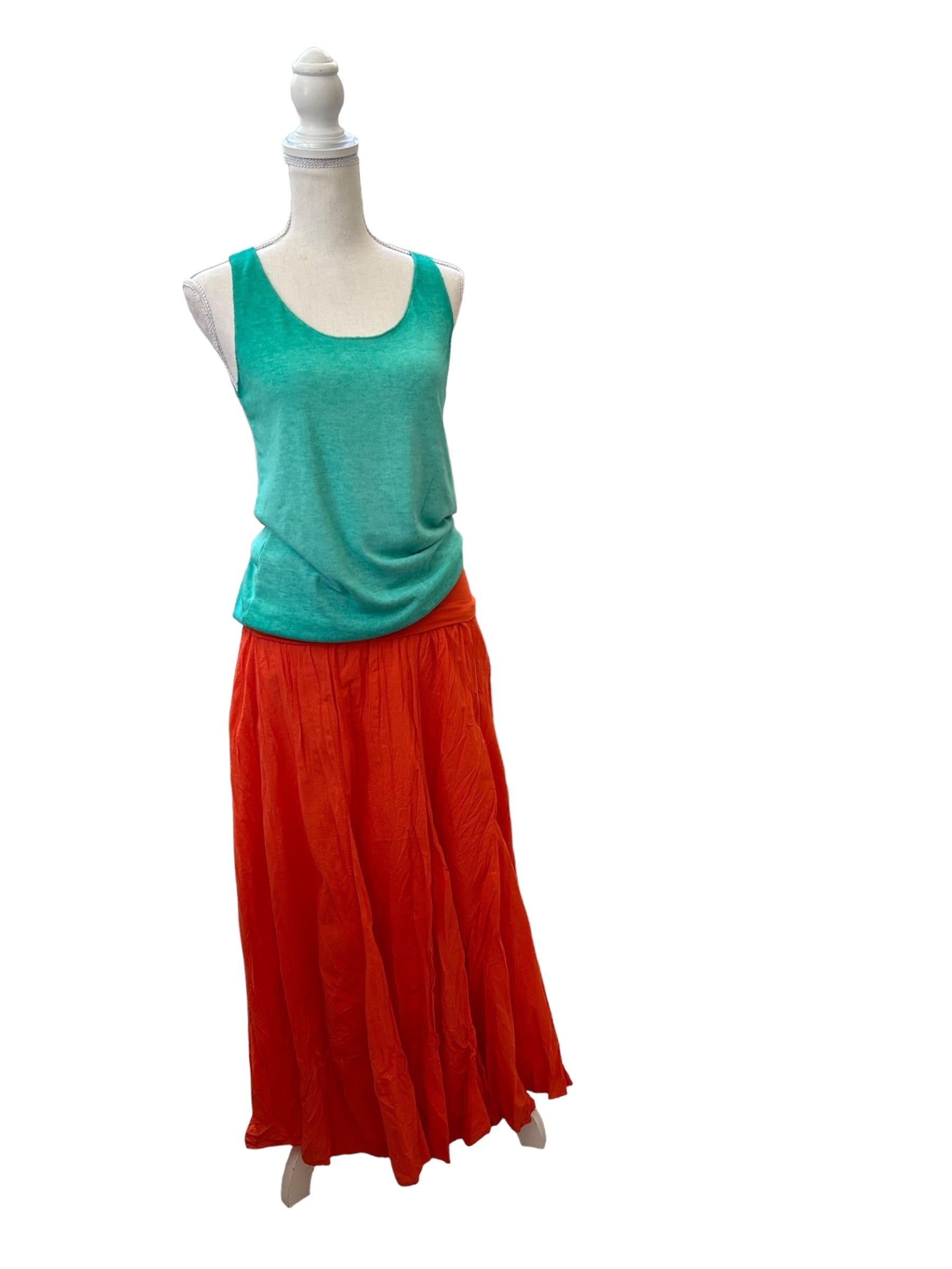 Orange multi way skirt / dress