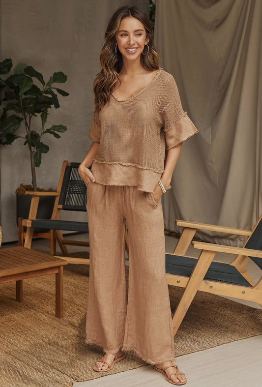 Tina Linen Pants