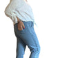 Denim blue Italian pants
