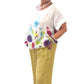 Flora linen top