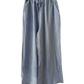 Antonia light blue flowy wide leg linen pants