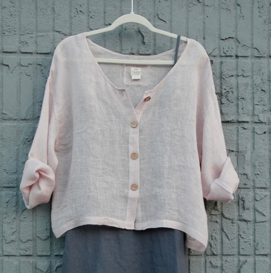 Sheer Linen top / jacket