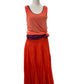 Orange multi way skirt / dress